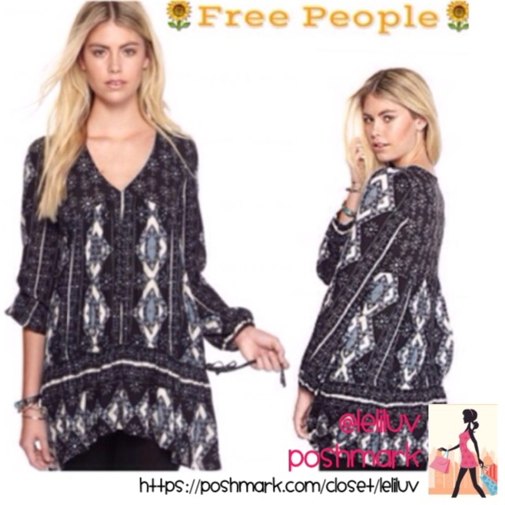 FREE PEOPLE • Voile by the Bay tunic
